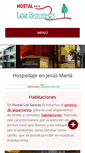 Mobile Screenshot of hostal-lossauces.com